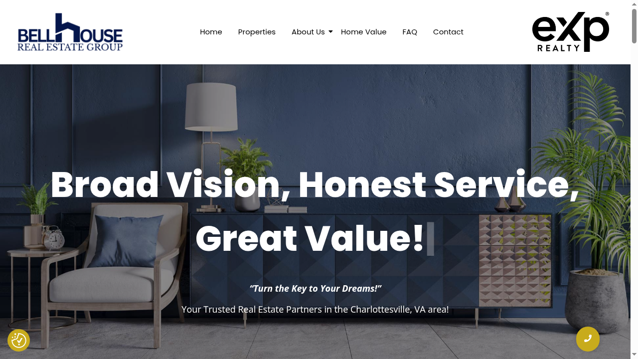 Bellhouse Real Estate Group website preview